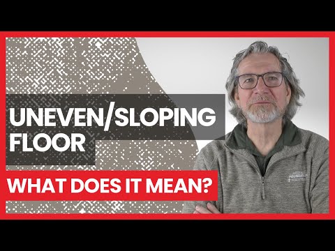 Uneven, sloping floors: What do they mean? Is it expansive soils? settlement? both?