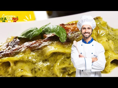 Come Fare LE LASAGNE AL PESTO fatta in casa 🍝 Ricette Italiane