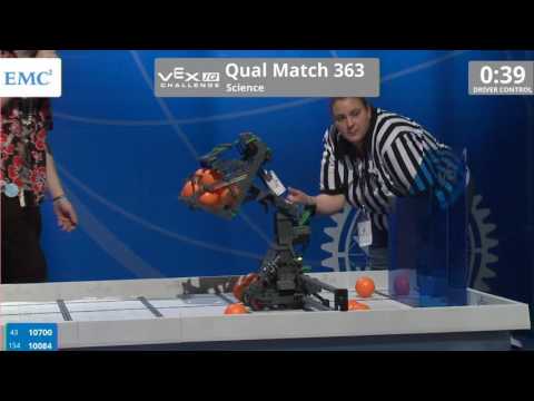 VEX Worlds 2016 - VEXIQ Middle School - Science - Qual 363 (10700 10084) 93