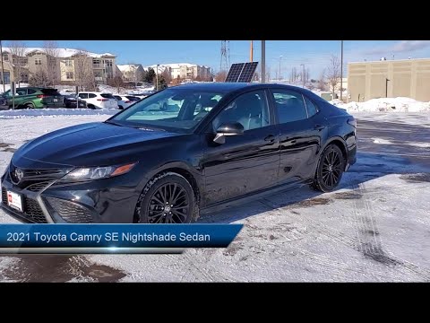2021 Toyota Camry SE Nightshade Sedan P22215A  St. Paul  Minneapolis  Maplewood  White Bear Lake  Wo