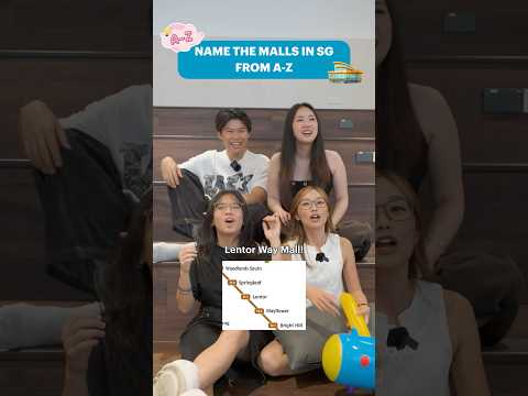 Name The Malls In SG From A To Z #singapore #shoppingmall