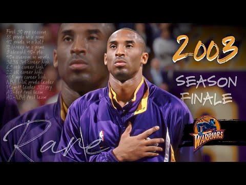 Kobe Bryant Scores 44 Pts to Average 30.0 in Last Game of Legendary 2002-03 Season | Full Highlights