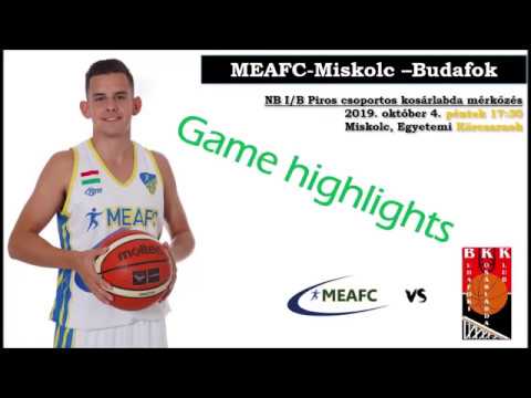 MEAFC-Miskolc - Budafok 95-72 -  highlights