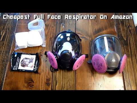 Cheapest full face respirator on amazon (JZWDMD 15in1 Full Face Respirator)