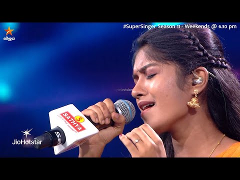 Glimpse of Singalathu Chinnakuyile Song by #Dishathana #AnandAravindakshan❤️| Super Singer Season11