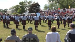 78th Fraser Highlanders - Medley - Cobourg 2014
