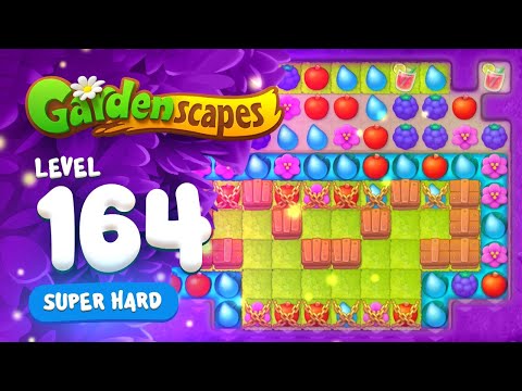 Gardenscapes - Super Hard Level 164
