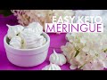 Perfect KETO MERINGUE Cookies Easy SUGAR FREE Vanilla Meringue