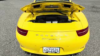 2012 Porsche 991 Coupe Race Yellow Video