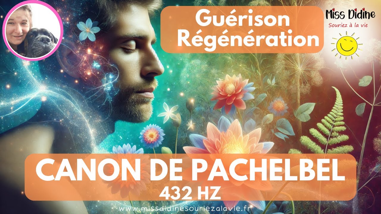 Canon de pachelbel 432 Hz :Guérison - Régénération Complète du Corps flux d'énergie Positive #432hz