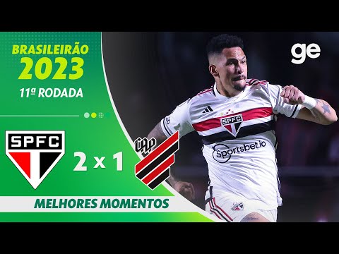 Gols e lances de São Paulo x Athletico Paranaense