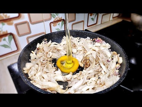 ADD 1 EGG FOR A FAMOUSLY DELICIOUS SNACK!!! SAUTED MUSHROOM RECIPE - MUSHROOM SPRING POUNDS