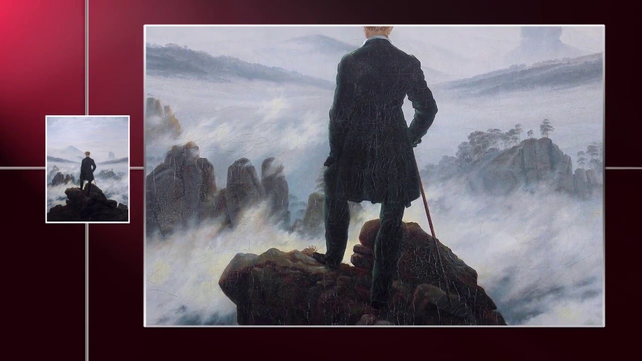 CASPAR DAVID FRIEDRICH - El Caminante del Mar de Nubes (Obras Maestras de la Pintura Universal)