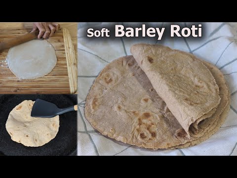 Barley Roti Recipe! How to make barley roti - step by step tricks and tips