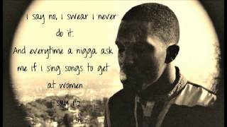 Frank Ocean- Songs for women (2011 Lyrics On Screen)