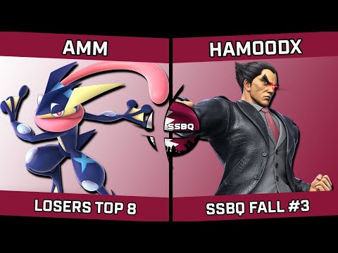 AMM (Greninja) vs HamoodX (Kazuya/Ryu) - SSBQ Fall #3