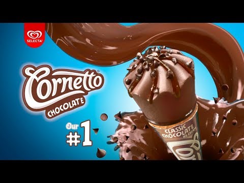 Cornetto’s #1 flavor Chocolate -- mas pina-choco with real choco chips!