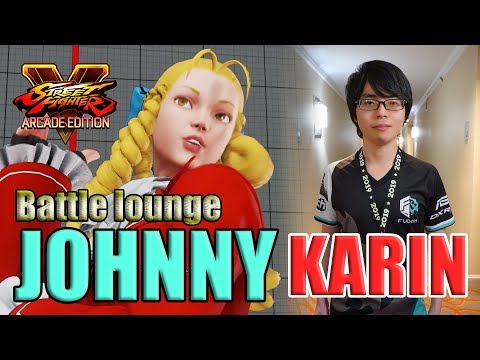 SFV AE 👊🏻 Johnny (KARIN) VS CAMMY  Battle lounge Young players [S4]