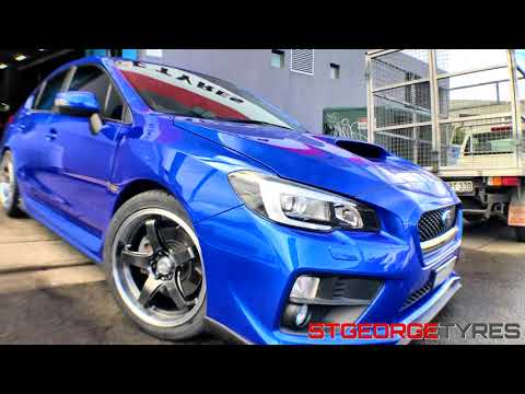 XXR WHEELS 555 Chromium Black 18x8.5 fitment on Subaru WRX - St George Tyres
