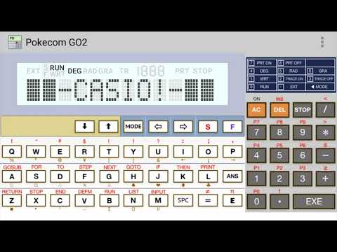 PokecomGO - CASIO PB Simulator Video