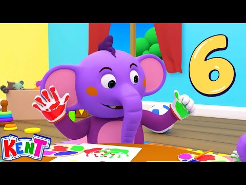 Colors And Numbers Song + More Nursery Rhymes By Kent The Elephant