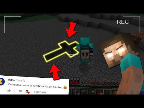 I FAN TROVANO HEROBRINE IN UN MIO VIDEO!!