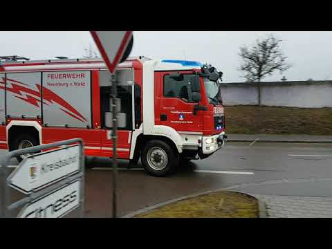 Ankunft LF 20 Fa. Rosenbauer in Neunburg am 29.01.2020