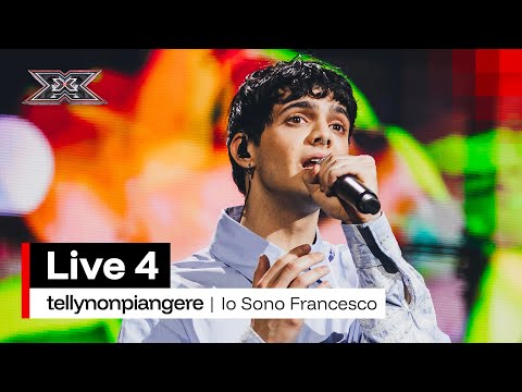tellynonpiangere sings "I am Francesco" by Tricarico | X Factor 2025 Live 4