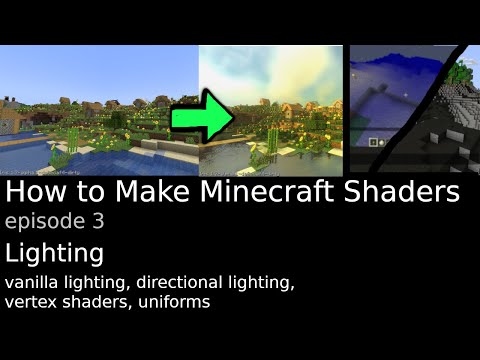 How to make Minecraft Shaders (3): Lighting and vertex shaders