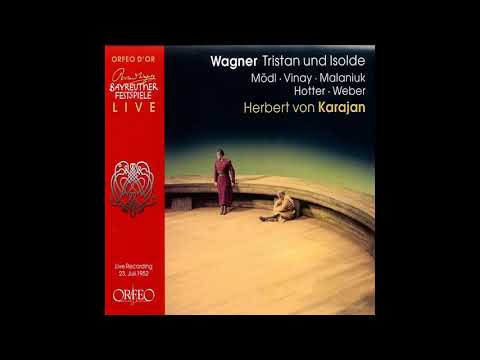 Ramón Vinay & Martha Mödl - Isolde! Geliebter! (Act II Love Duet) Bayreuth, 1952. Karajan.