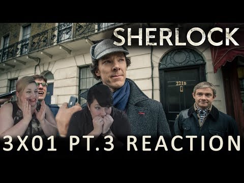 Sherlock 3X01 THE EMPTY HEARSE Pt. 3 reaction
