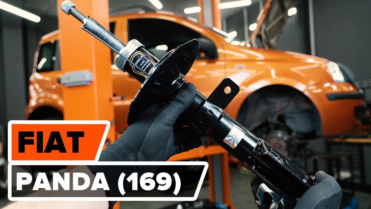 Como mudar kit de suspensão da parte dianteira em Fiat Panda 169 - guia de substituição