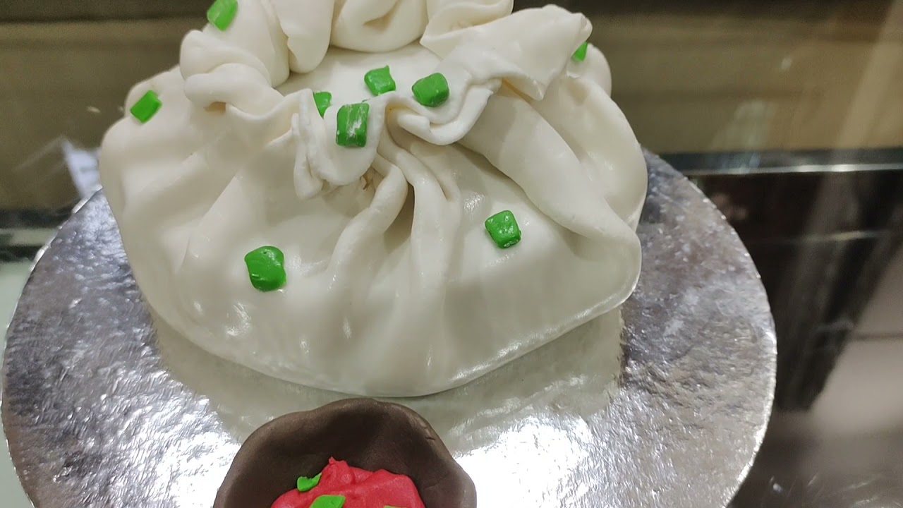 Customized Momo Cake!!! #momo #fondantcake #cake #cakedesign