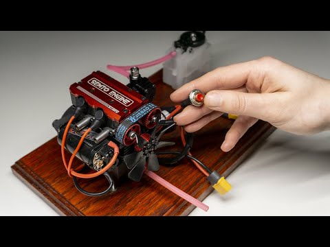 Starting 4 Stroke nitro SEMTO engine from EngineDIY