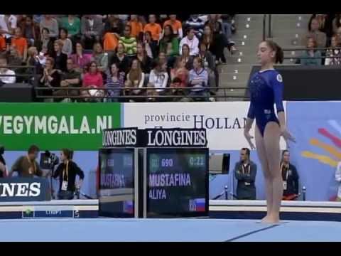 Aliya Mustafina floor WC 2010 Rotterdam team final
