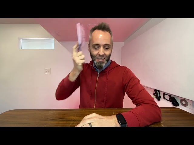 Best Detangler Brush for Thick Curly Hair - close-up view