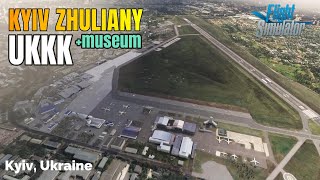 UKKK - Kyiv Zhuliany Airport (+ museum & Kyiv Landmarks) video