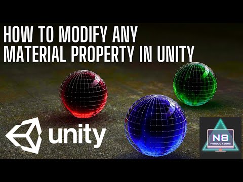 HOW TO CHANGE ANY MATERIAL PROPERTY THROUGH SCRIPT IN UNITY [2023, UNITY]