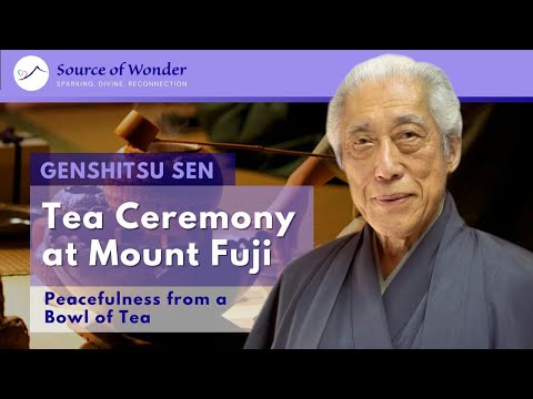 Dr. Genshitsu Sen - Tea Ceremony at Mount Fuji