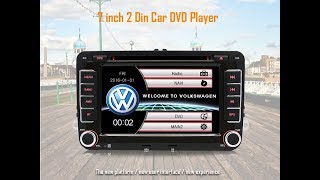 Junsun 7inch 2 din Car DVD GPS radio stereo player for Volkswagen VW