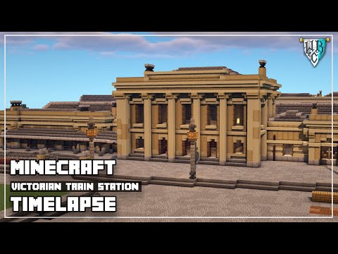 Mind-Blowing Minecraft Victorian Train Station Build!