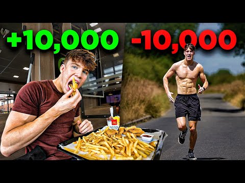 Trying To EAT and then BURN 10,000 Calories