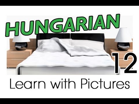 Learn Hungarian Vocabulary with Pictures - In the Bedroom