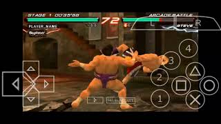 Ganryu 6 hit combo - Tekken 6 PPSSPP