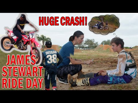 MASSIVE CRASH at the James Stewart JS7 Ride Day