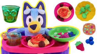 Feed Bluey using Clay Doh creations- Fruits, Veggies & Cookie