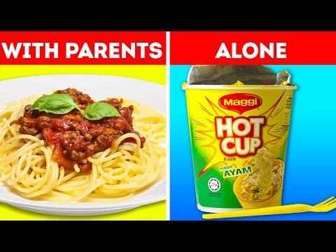 14 USEFUL HACKS THAT WILL MAKE YOU MORE INDEPENDENT II With parents vs  alone