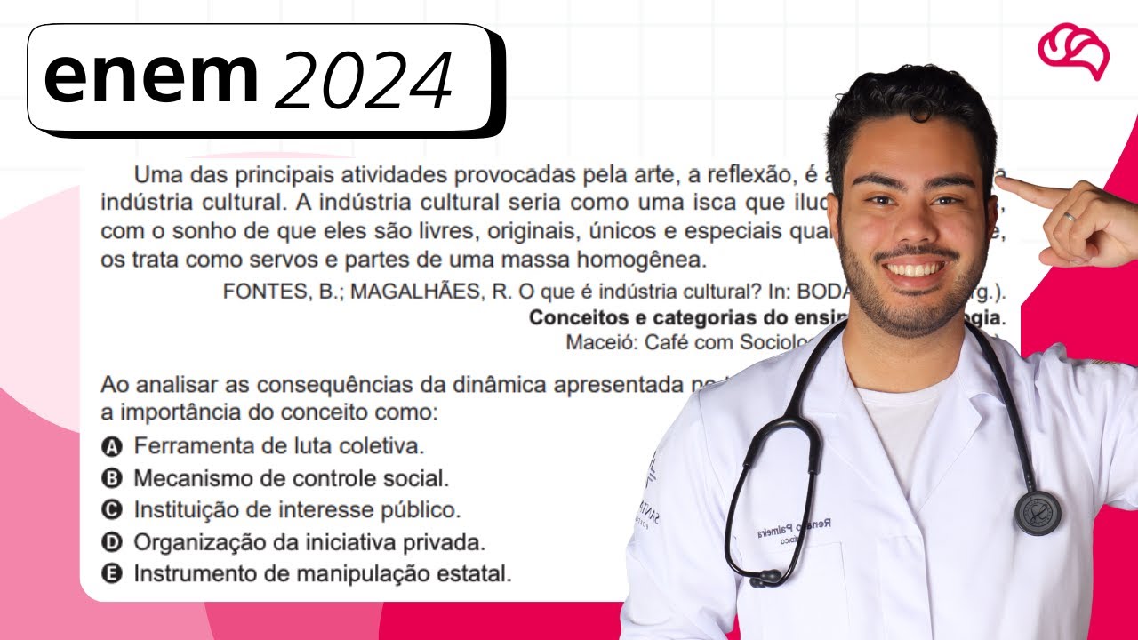 Resolução em Vídeo — Questão 63 ENEM 2024