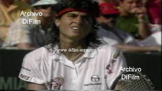 Gabriela Sabatini tercera rueda ante la australiana Jenny Byrne 1992