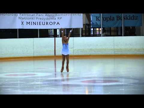 5 Oliwia STROKOSZ MiniEuropa 2014 Bronze Girls   Free Skating